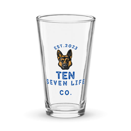 Shaker pint glass