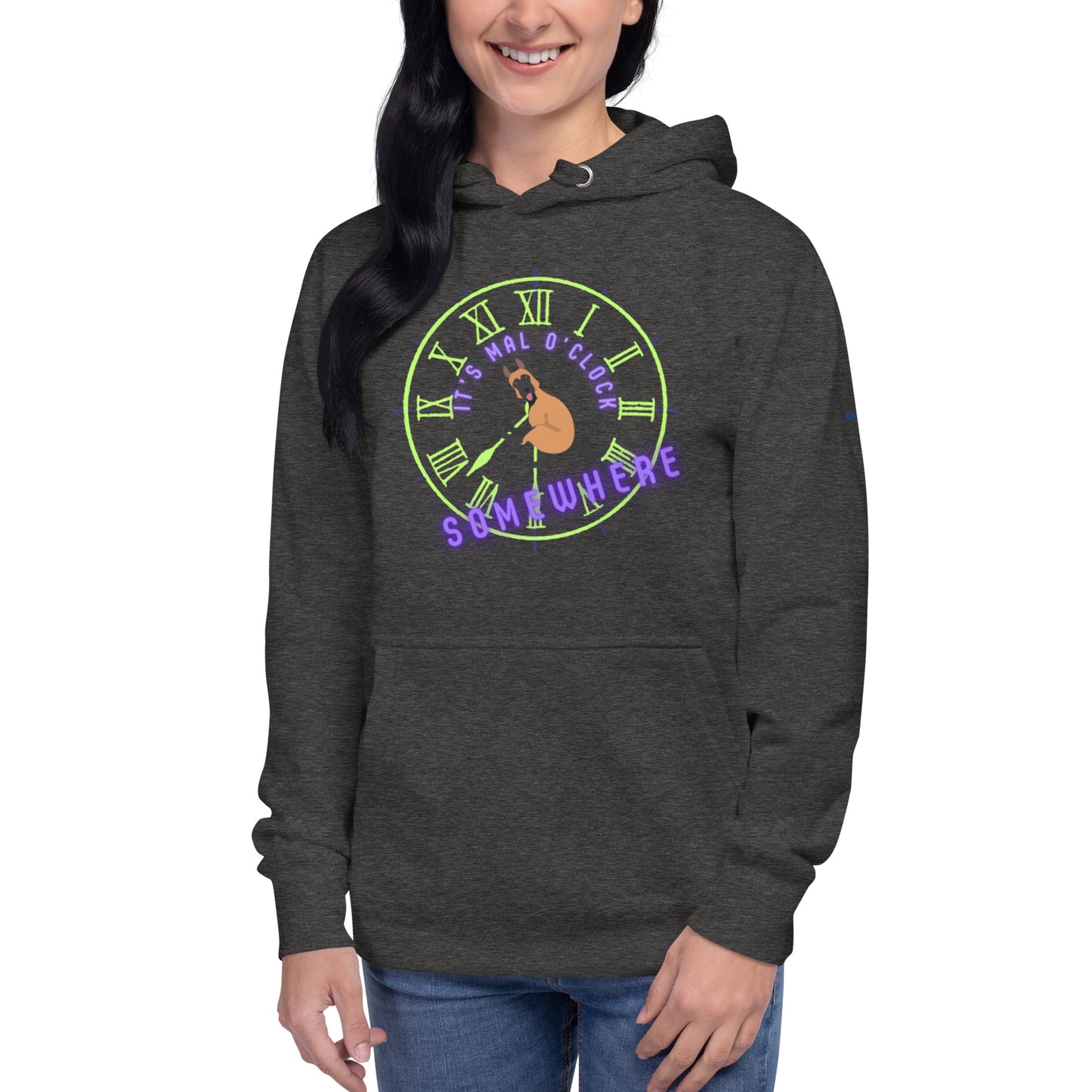 it's mal o'clock somewhere, Unisex Hoodie