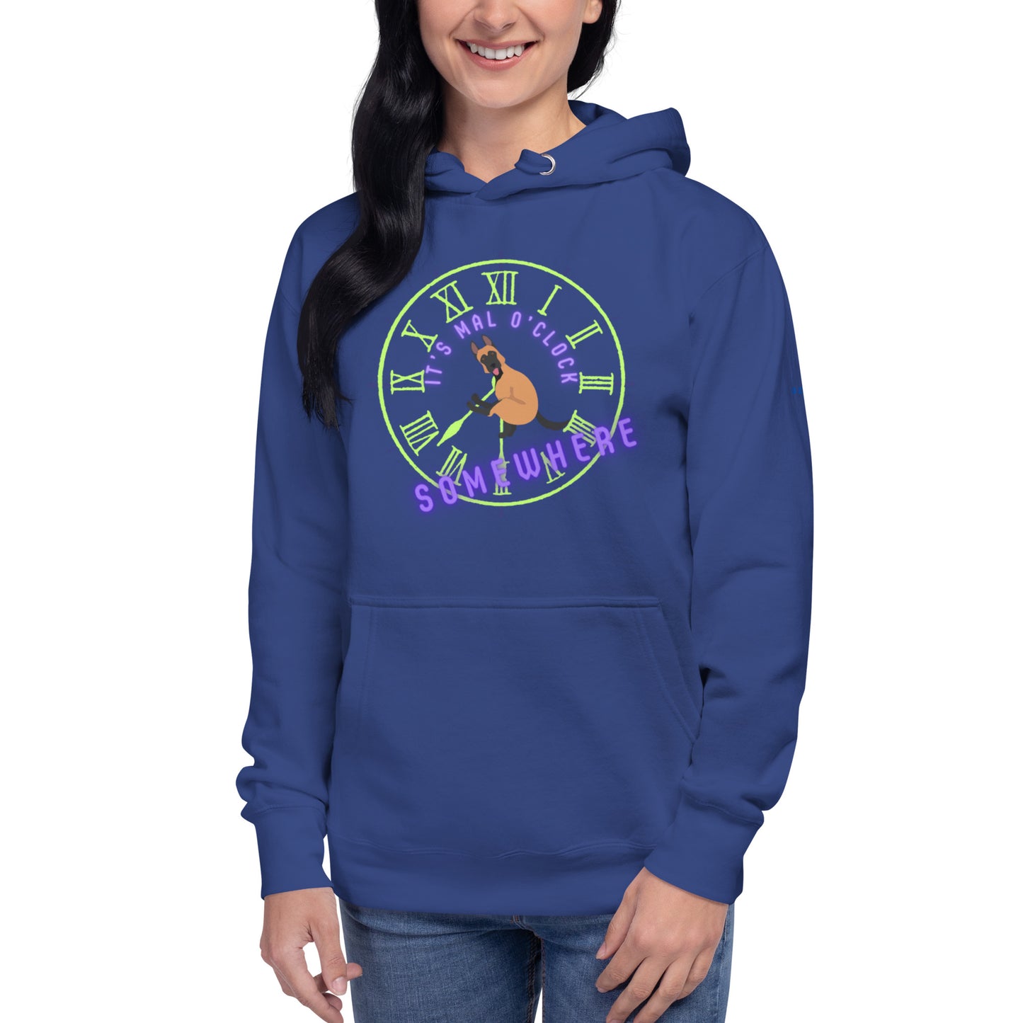 it's mal o'clock somewhere, Unisex Hoodie