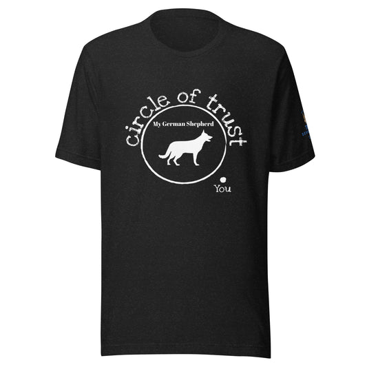 Circle of Trust German Shepherd Unisex t-shirt