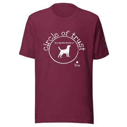 Circle of Trust Labrador Retriever Unisex t-shirt