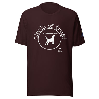 Circle of Trust Labrador Retriever Unisex t-shirt